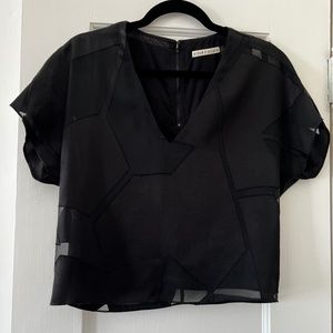 Alice & Olivia Mapton Cropped Top